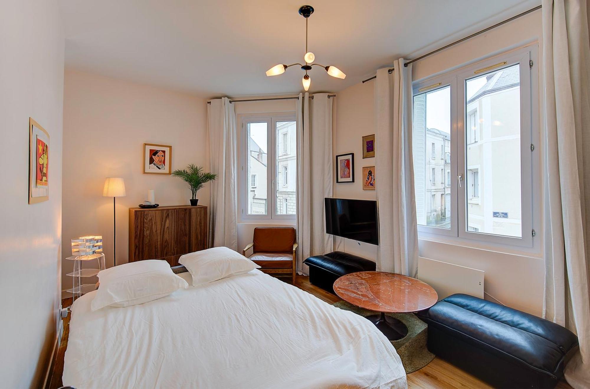 Apartmán Chic Et Cosy - 5Mn De La Gare - Arrivee Autonome Tours Exteriér fotografie